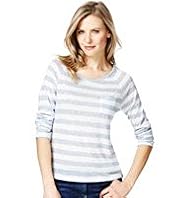 Striped Top with Linen