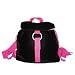 Girls Black Mini Backpack Purse