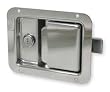 Battalion 1XPC4 Paddle Latch, Silver, H 4 1/4 In