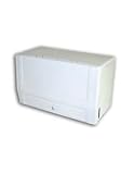 Towel Cabinet C-Fold Enameled White