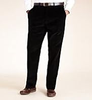 Big & Tall Blue Harbour Pure Cotton Flat Front Regular Fit Corduroy Trousers