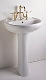 Bathroom Sink Pedestal by Rohl - 1099-1825 in White