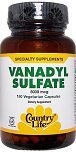 Vanadyl Sulfate 5000mcg (Replaces biochem-Same formula) Gluten-Free - 180 - Capsule