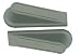 Door wedges rubber set of 2
