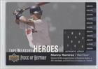 2002 UD Piece of History Tape Measure Heroes Jersey #MR - Manny Ramirez