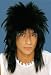 Unisex Rocker Long Black Wig