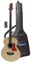 Tenson 4/4 Elektro-Akustik Bass Jumbo Solid Top in natur mit massiver Fichtendecke