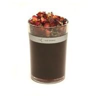 Red Flower Moroccan Rose Petal Topped Candle 6oz