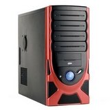 Atx Mid-tower Case Red 400W