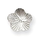 14k White Gold Fancy Earrings Jackets - JewelryWeb