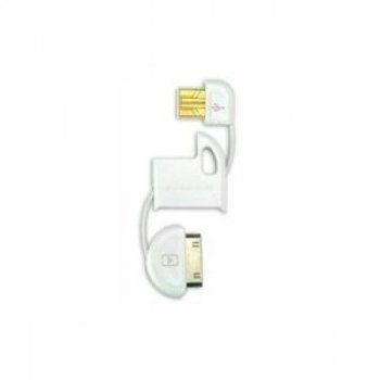 Scosche IPUSBMW flipSYNC Keychain Cable White