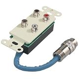 Cables To Go 42062 Dual Stereo Audio Wall Plate (Blue)