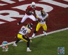 Pittsburgh Steelers Super Bowl XLIII Champions James Harrison Interception at Super Bowl XLIII 43