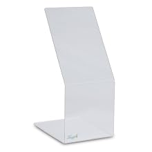 TrippNT 50706 Crystal Clear Acrylic Splash Personal Protection Biohazard Face Shield, Small, 8" W x 18" H x 10" D