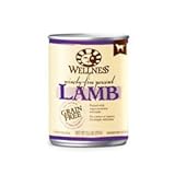 Wellness Canned Dog Food for Adult Dogs, Ninety Five Percent Lamb (Pack of 12 13.2 Ounce Cans)