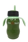 Eco Vessel Insulated Gecko Green Kids Stainless Steel Sippy