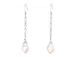 Aurora Borealis Swarovski Crystal Drop Earrings Fashion Jewelry