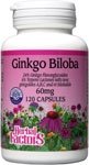 Natural Factors Ginkgo Biloba 60mg 24% Flavonoid Glycosides 6% Terpene Lactones 60 caps