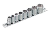 3/8 Driver Socket, CRV 3/8 to 13/16 Inch - 9 Pieces