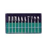Buy 10 Piece High Speed Rotary Burrs 1 8 by Utopiatools