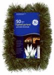Good Tidings 84606 Garland Green Pine Roping 50 GE Clear Lights, 3-1/2-Inch by 12-Foot