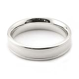 14k white gold wedding bands 4mm fancy