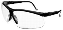 Uvex S3200X Genesis Safety Eyewear, Black Frame, Clear UV Extreme Anti-Fog Lens