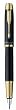 Parker IM Fountain Pen, Black Barrel, Gold Trim - 1760799