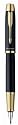Parker IM Fountain Pen, Black Barrel, Gold Trim - 1760799