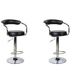 Tabourets de bar toledo x2 Blanc