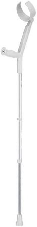 IUP Handel Forearm Crutch set; closed, hinged Cuff, Grey-1 ea