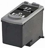 Remanufactured PG-37 ( PG 37 ) Black Ink Cartridge for Canon Printers