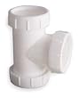 Industrial Grade 1PPA4 Tee, Poly, Pipe Dia 1 1/2 In