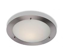 BATHROOM Ceiling Light Flush Fitting IP54 Lighting (Exclusive: 320mm Diameter)