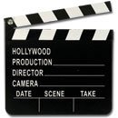 Director's Clapboard With Chalk Each