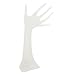 KCF 49138 Jewelry Hand Display for Necklaces, Bracelets and Rings, Frosted White, 14 Inches High