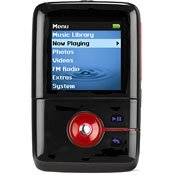 Zen V Plus 8GB Black/red Carry Music Video Clips & Photos Eng/fr