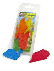6 Piece Dinosaur Shaped Crayons