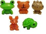 Squishies Pencil Topper - Pet Friends 2 - Set of 5 (Kangaroo, Frog, Squirrel, Turtle & Bear w/ Codes)