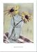 Two Black-Eyed Marigolds by Rosanne Olsen Fine Art Print / Poster 19.75 x 27.50 in.