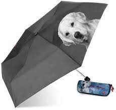 Fuzzy Nation Umbrella & Case Dog Lover Golden Retriever