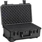 Hardigg Industries iM2500 Storm Case with Wheels, Watertight, Padlockable Case, with Multilayer Cubed Foam, Black