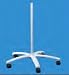 Luxo 50036WT White Floor Stand for all Luxo and Ledu lights with spring-balanced arms, painted steel pole and cast iron base, includes both casters and glides