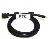 6ft HDMI/DVI Male to Male Cable Premium Gold Series W/Ferrites