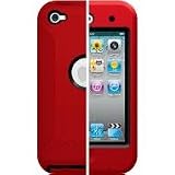 OtterBox Defender Series Hybrid Case for iPod touch 4G (Black/Red)