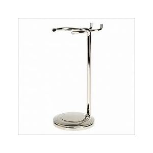 Edwin Jagger Nickel Plated Shaving Brush & Razor Stand
