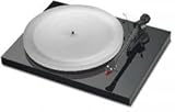 Pro-Ject Debut Carbon Esprit glänzend schwarz Manueller Plattenspieler mit montiertem Tonabnehmer Ortofon 2M Red