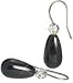 Blomdahl Natural Titanium Black Pearl Drop Earrings