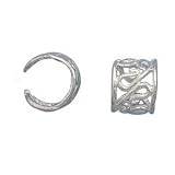 Scroll Design Ear Cuffs Sterling Silver