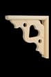7"x1-1/2" Oak Heart Bracket [CAPITOL CITY LUMBER]